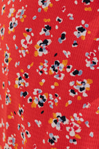 Jupe Gigi Rouge Fleuri