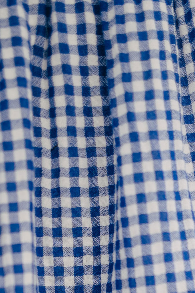 Jupe Edma Vichy Bleu