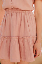 Jupe Edma Blush Coton