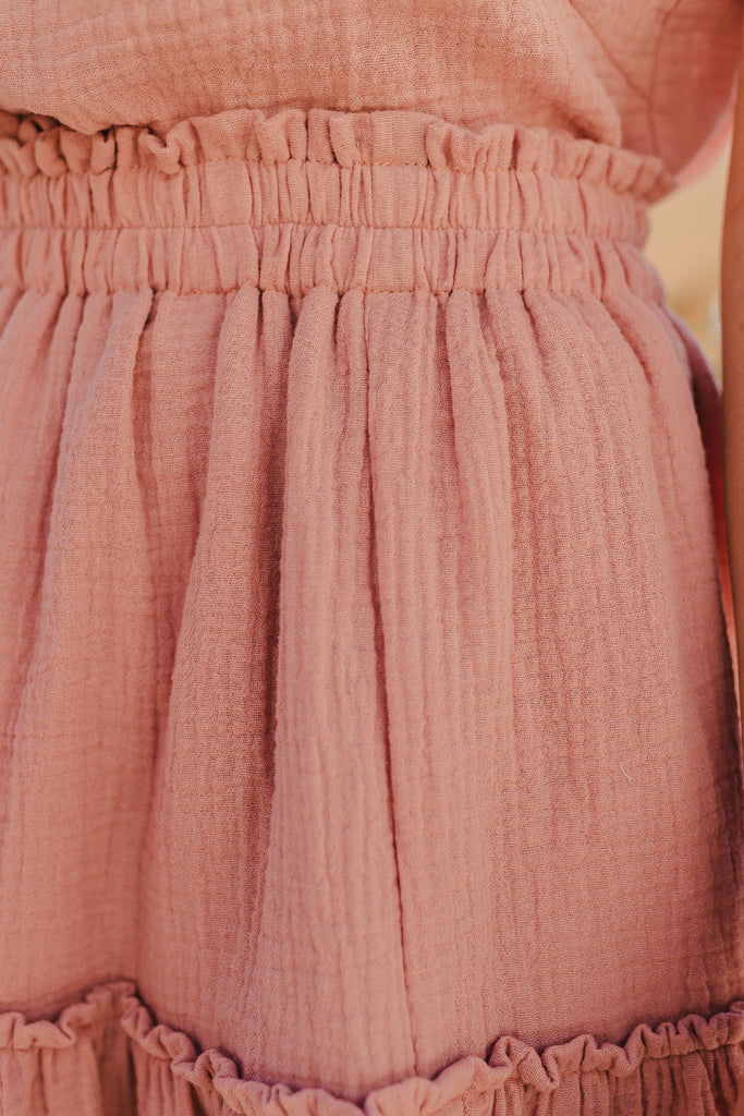 Jupe Edma Blush Coton