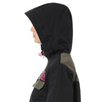 Parka À Capuche 66 Supply Long An - Noir Et Kaki - Femme