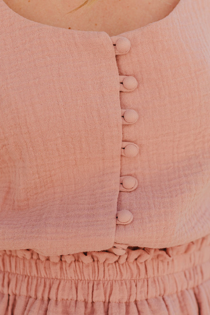 Blouse Alessia Blush Coton