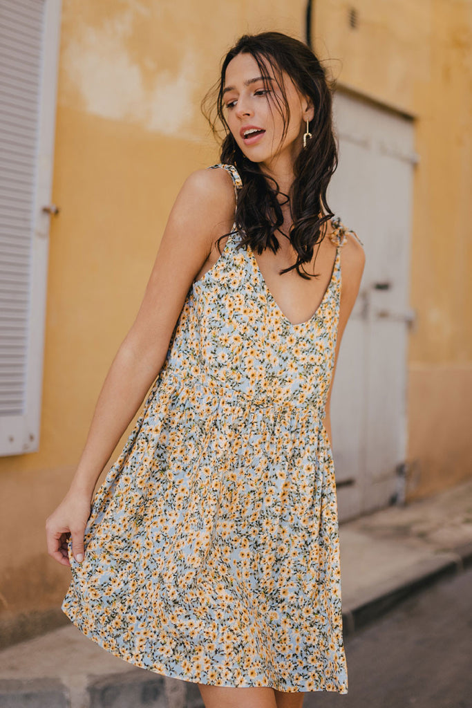 Robe Loula Marguerite Jaune