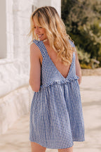 Robe Bianca Vichy Bleu
