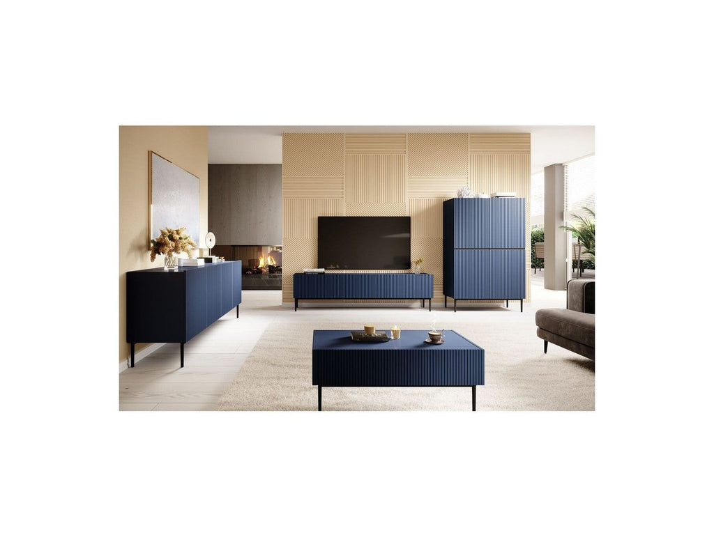 Kasha - Buffet 4 Portes - Pieds Noir
