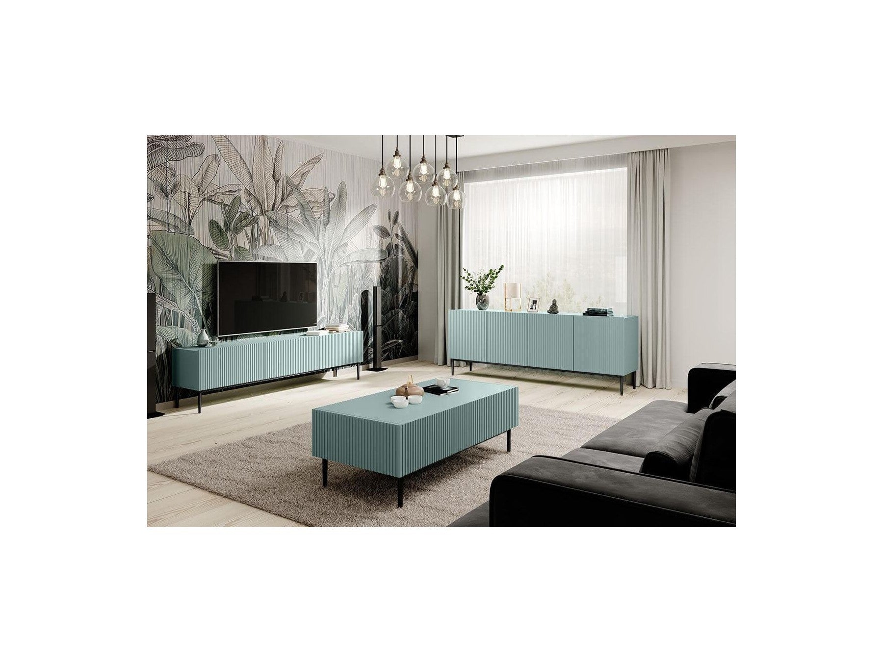 Kasha - Buffet 4 Portes - Pieds Or