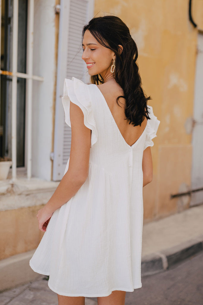 Robe Lucia Blanc Coton