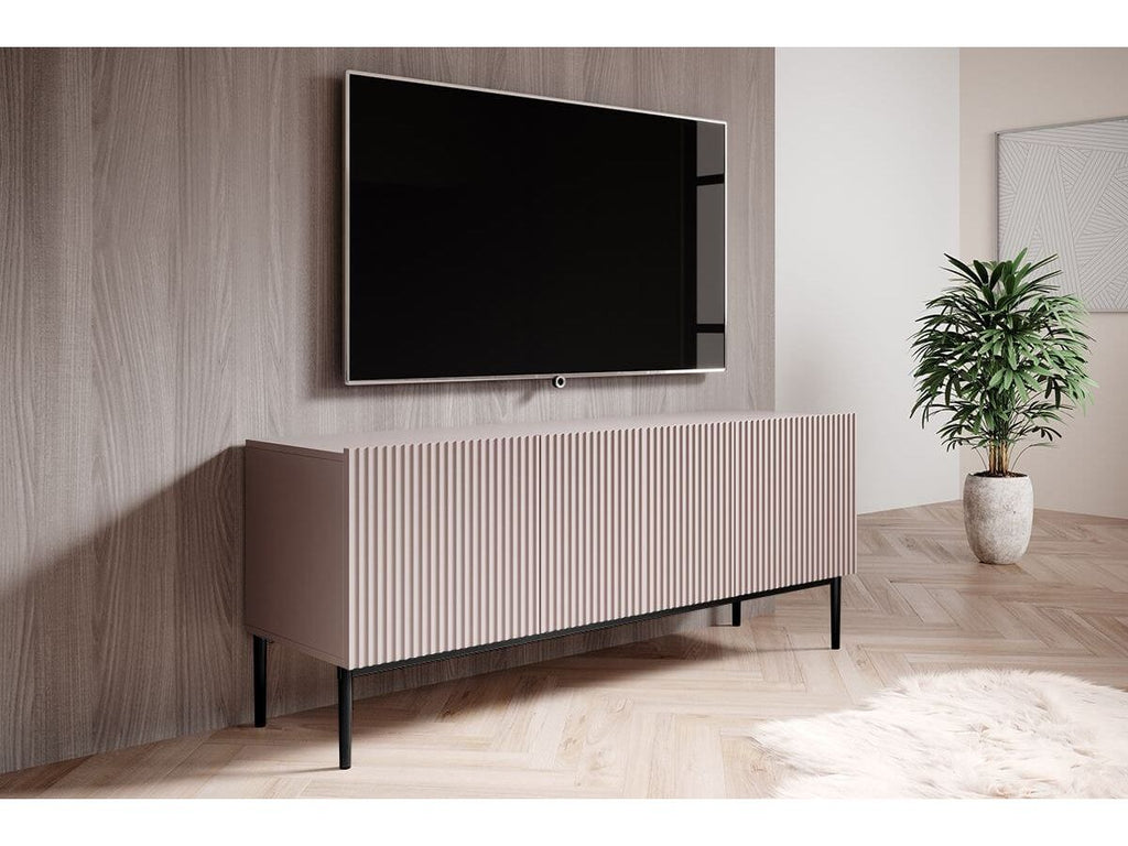 Kasha - Meuble Tv - Pieds Noirs - 2 Tailles