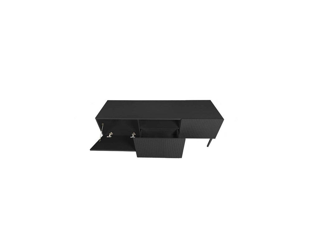 Kasha - Meuble Tv - Pieds Noirs - 2 Tailles