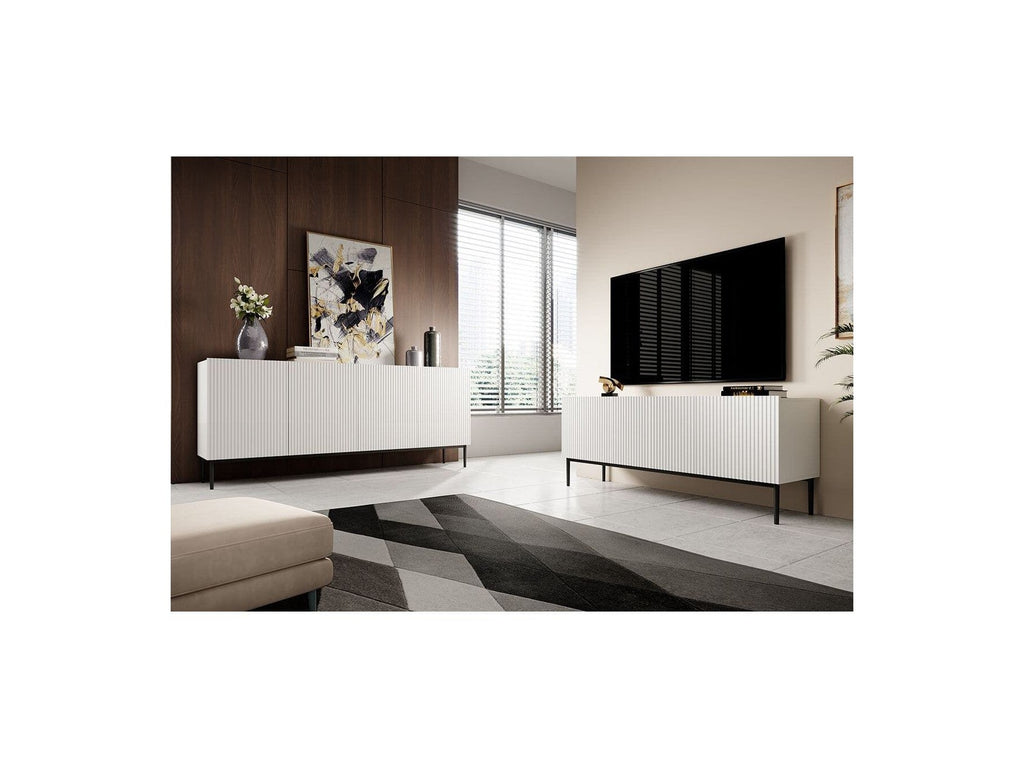 Kasha - Meuble Tv - Pieds Noirs - 2 Tailles