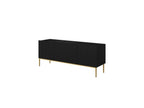 Kasha - Meuble Tv - Pieds Or - 2 Tailles