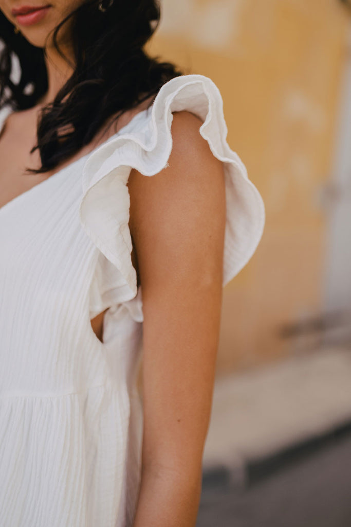 Robe Lucia Blanc Coton