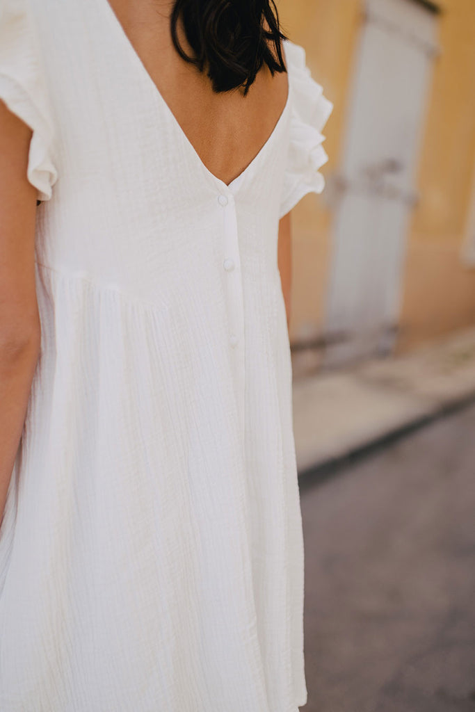 Robe Lucia Blanc Coton