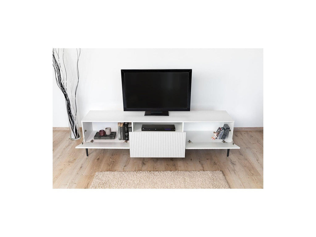 Kasha - Meuble Tv - Pieds Noirs - 2 Tailles