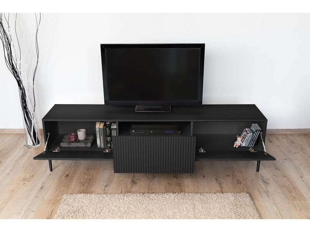 Kasha - Meuble Tv - Pieds Noirs - 2 Tailles
