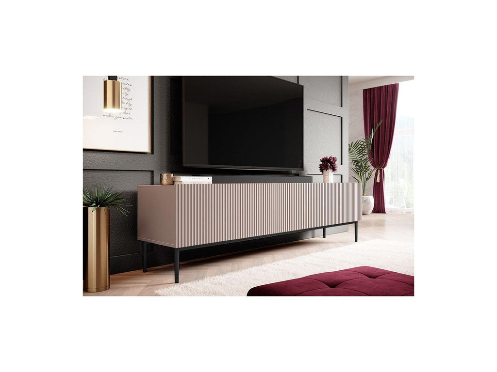 Kasha - Meuble Tv - Pieds Noirs - 2 Tailles