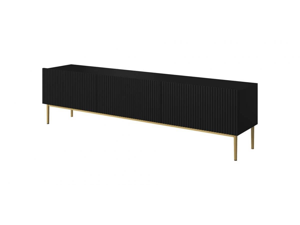 Kasha - Meuble Tv - Pieds Or - 2 Tailles