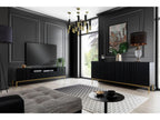 Kasha - Meuble Tv - Pieds Or - 2 Tailles