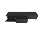 Kasha - Meuble Tv - Pieds Or - 2 Tailles
