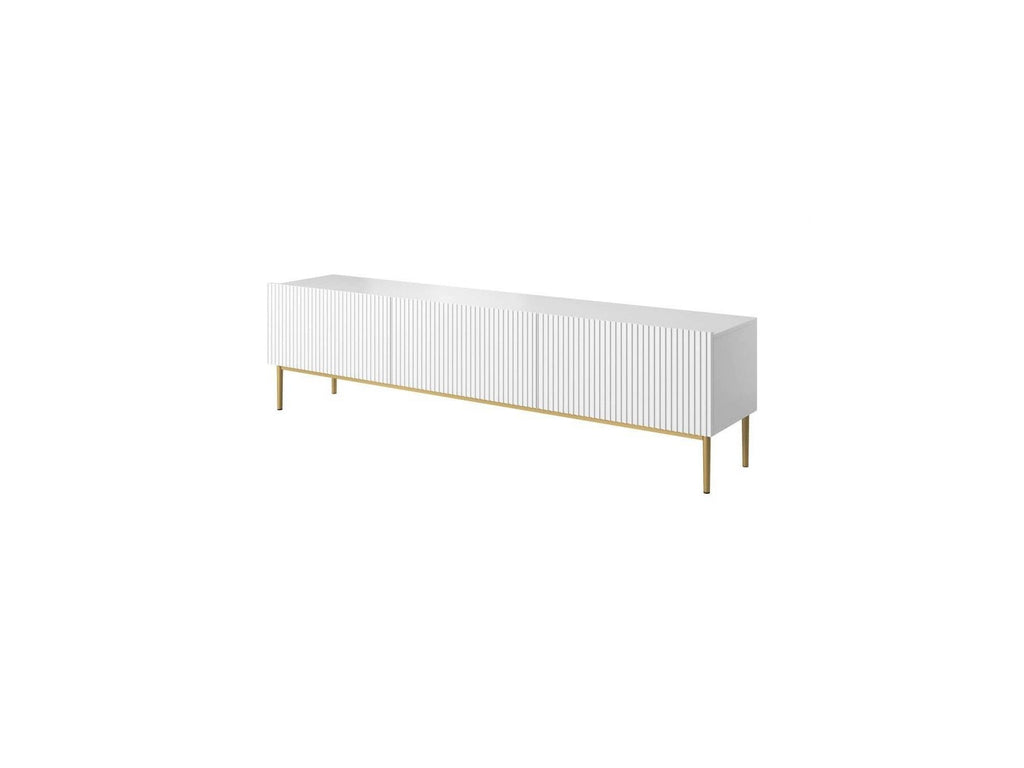 Kasha - Meuble Tv - Pieds Or - 2 Tailles