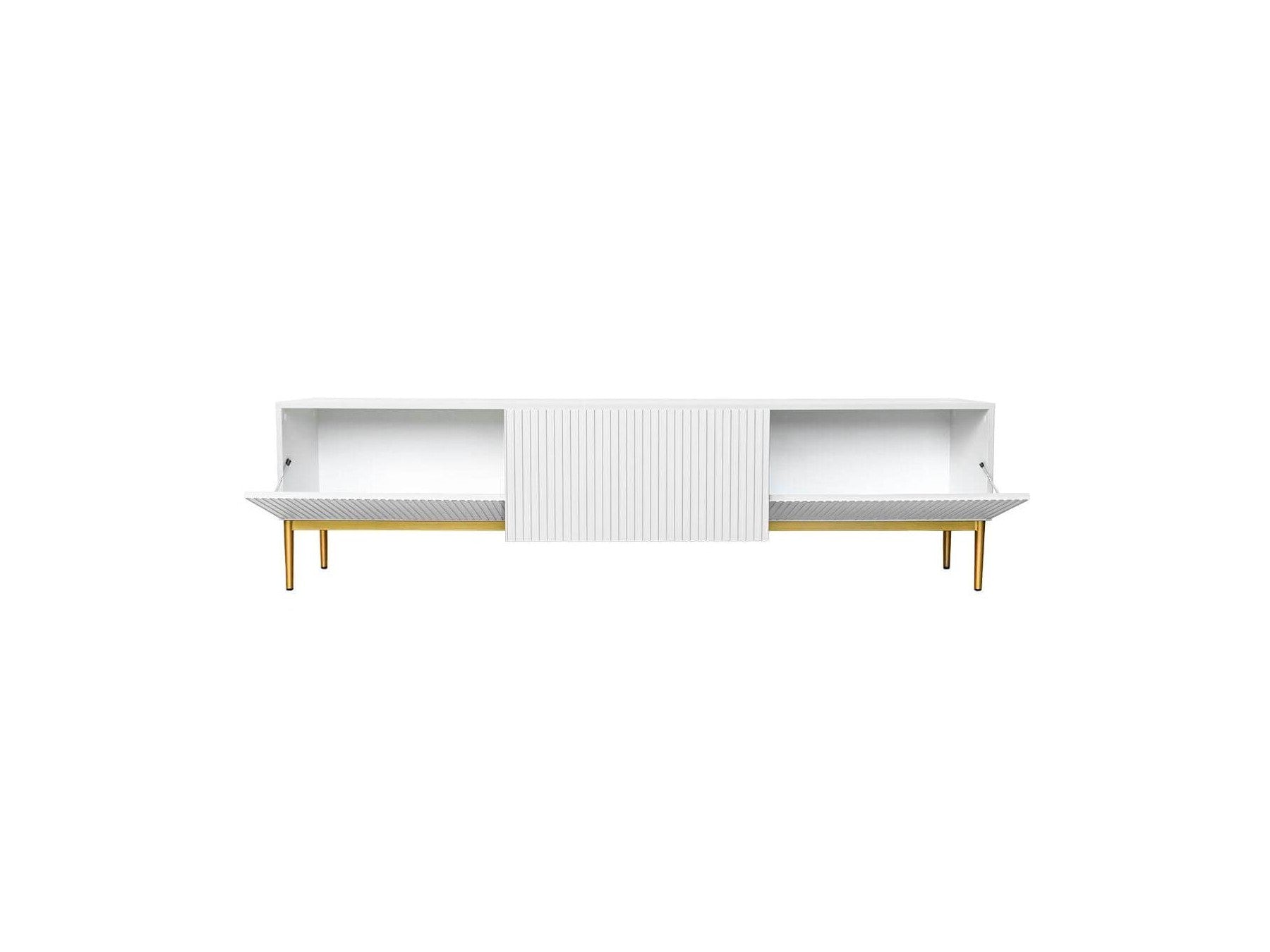 Kasha - Meuble Tv - Pieds Or - 2 Tailles