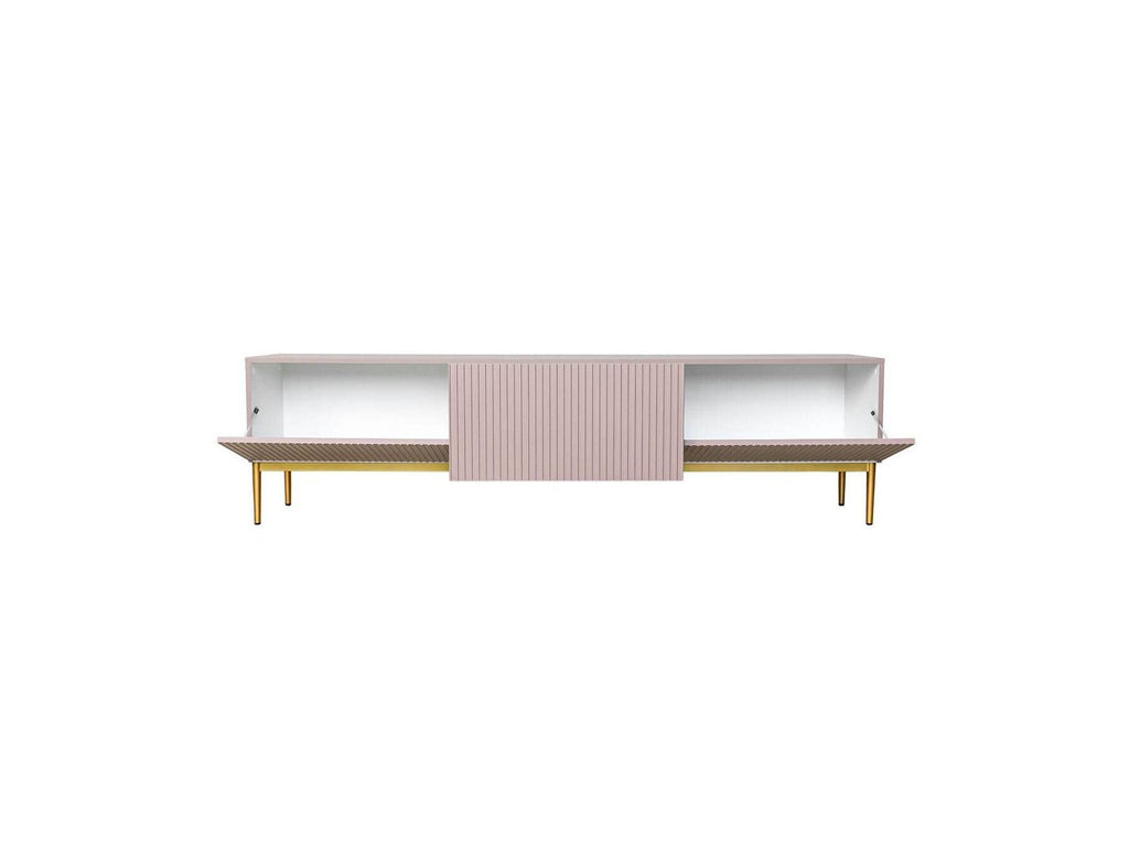 Kasha - Meuble Tv - Pieds Or - 2 Tailles
