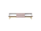 Kasha - Meuble Tv - Pieds Or - 2 Tailles