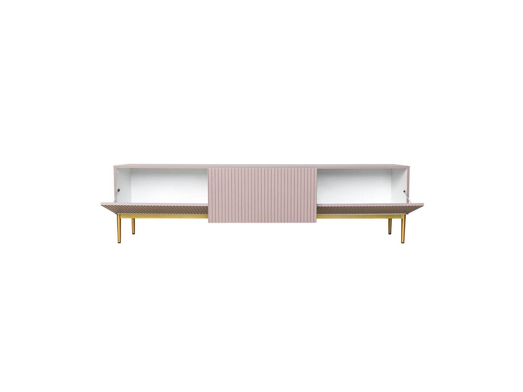 Kasha - Meuble Tv - Pieds Or - 2 Tailles