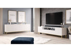 Kasha - Meuble Tv Avec Niche - Pieds Or