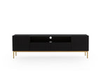 Kasha - Meuble Tv Avec Niche - Pieds Or