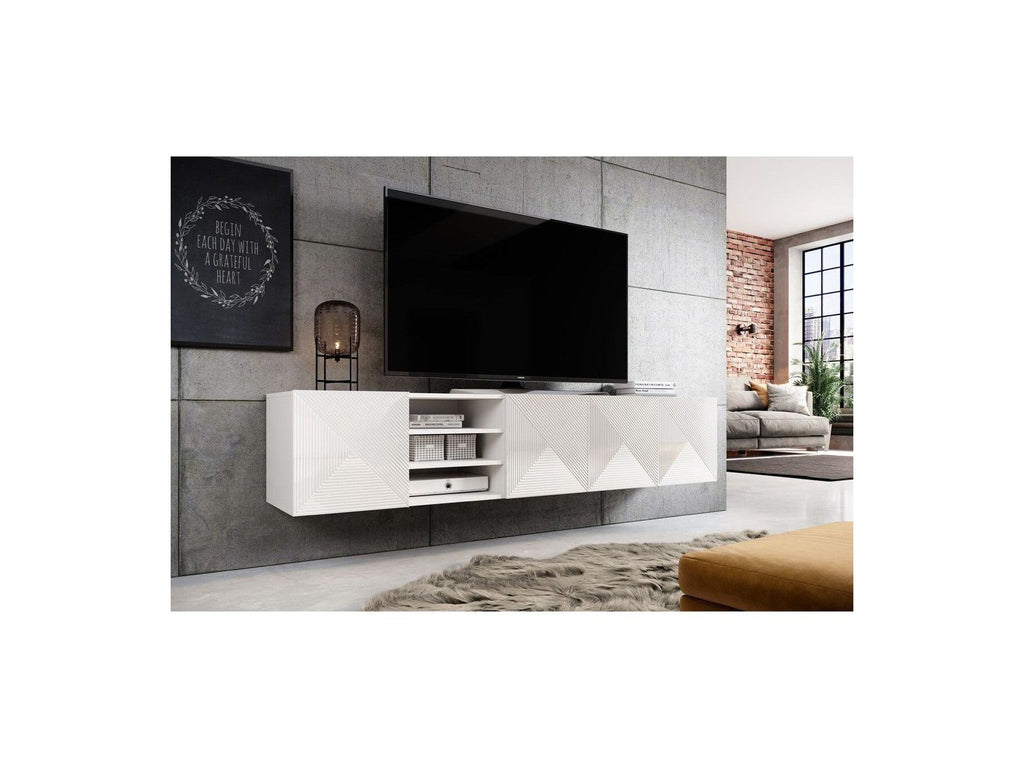Alice - Meuble Tv Suspendu Avec Niche