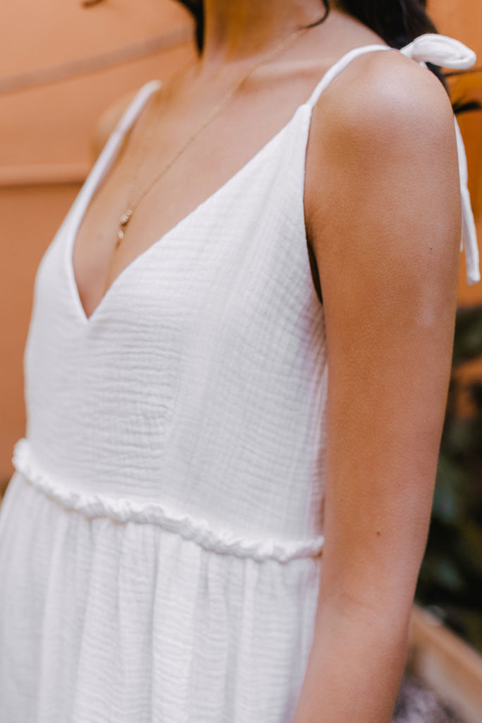 Robe Salma Blanc Coton