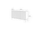 Kasha - Buffet 3 Portes - Pieds Noirs
