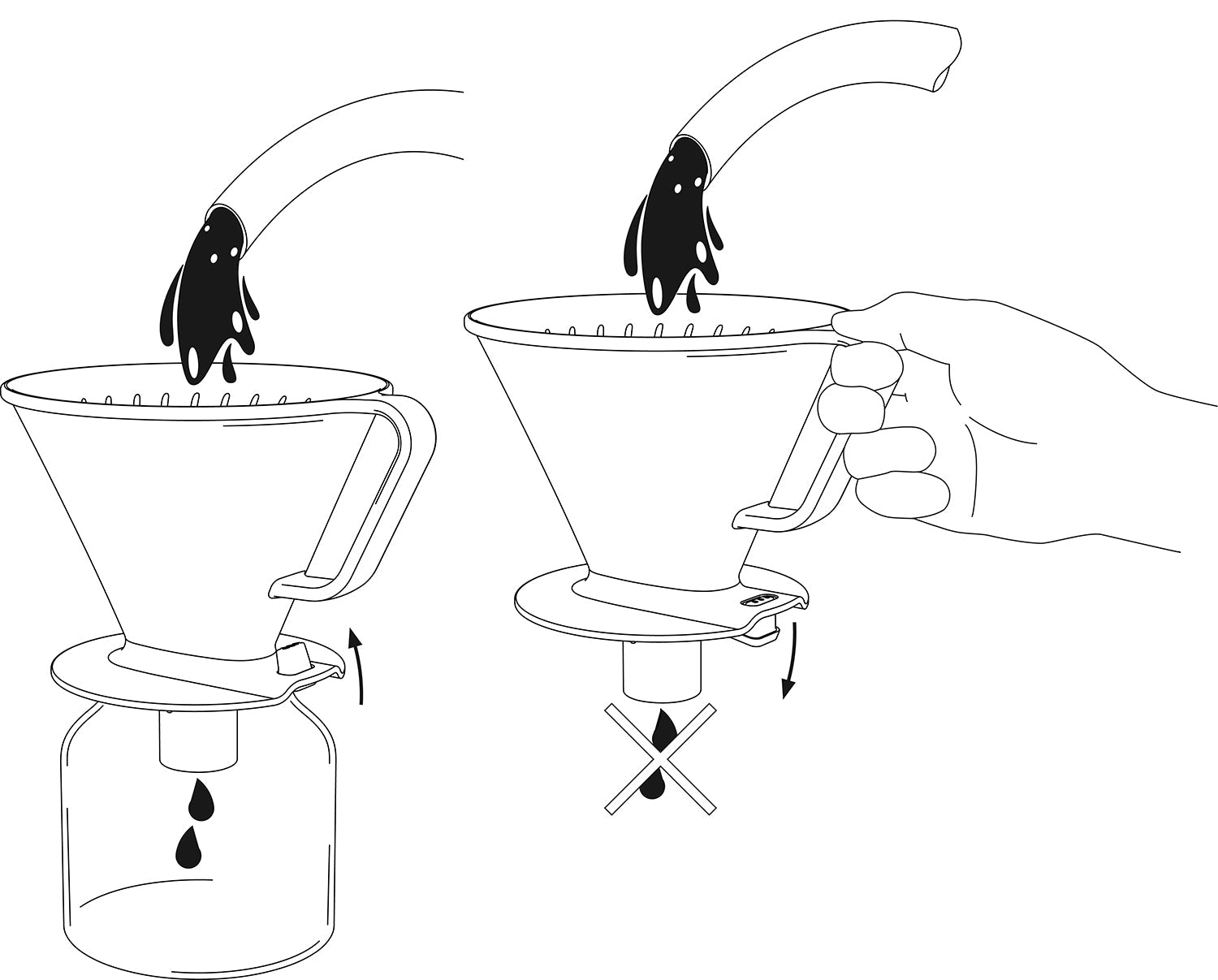 Fabiano - Filtre À Café - Taille 4 - Noir