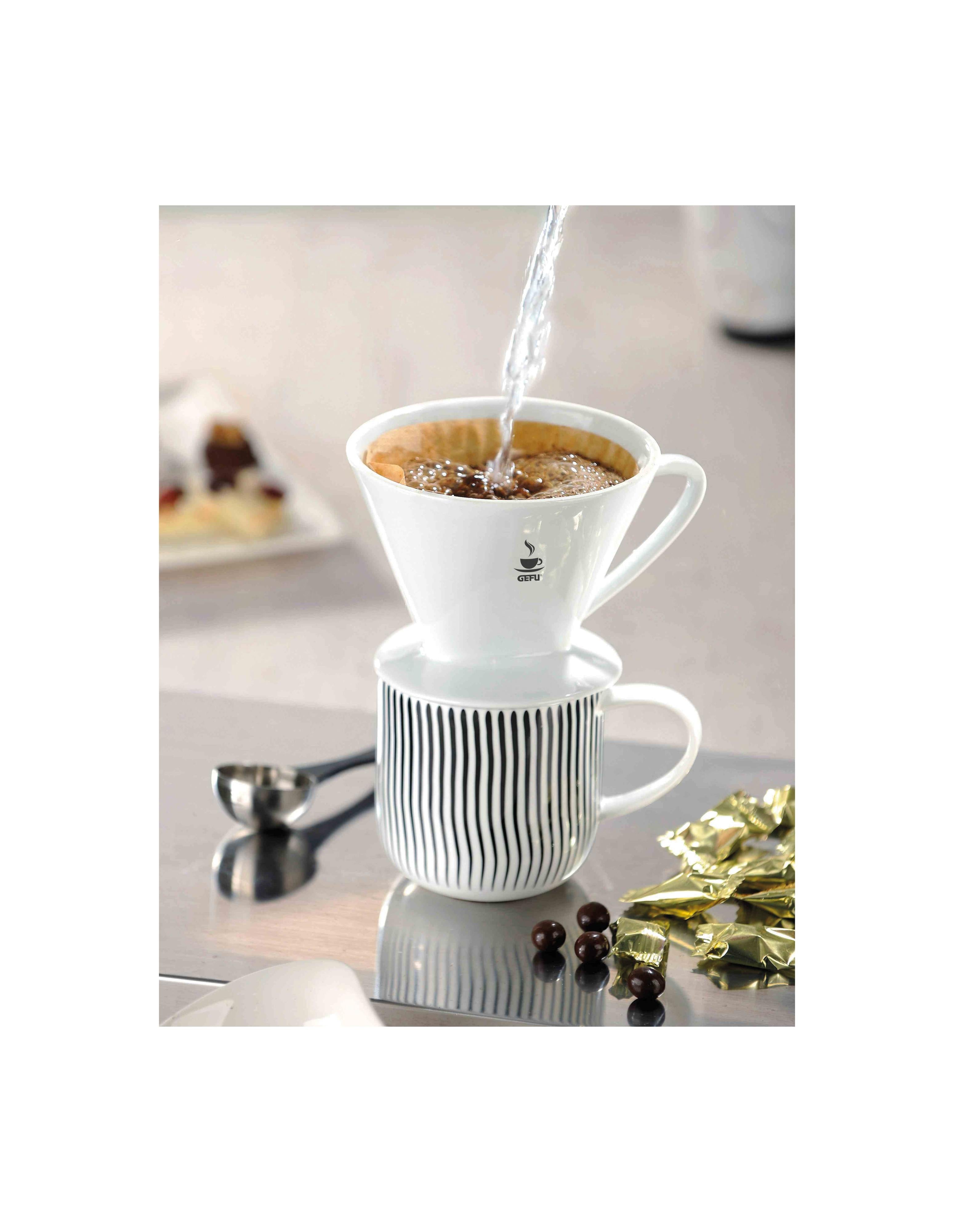 Sandro - Filtre À Café - Taille 101 - Porcelaine - Blanc