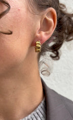 Boucles D'Oreilles Mini Wrinkled