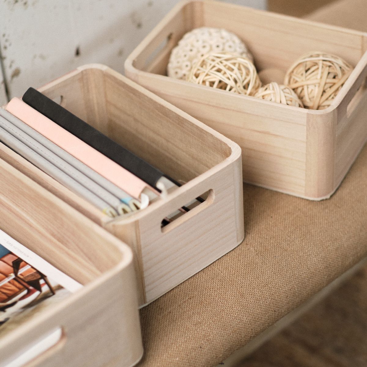 Indies - Lot De 3 Rangements - Dune