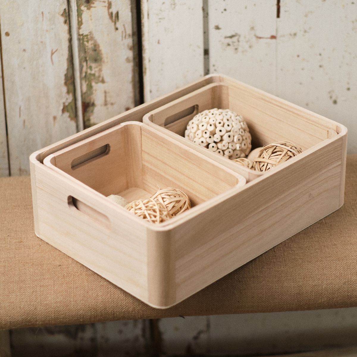 Indies - Lot De 3 Rangements - Dune