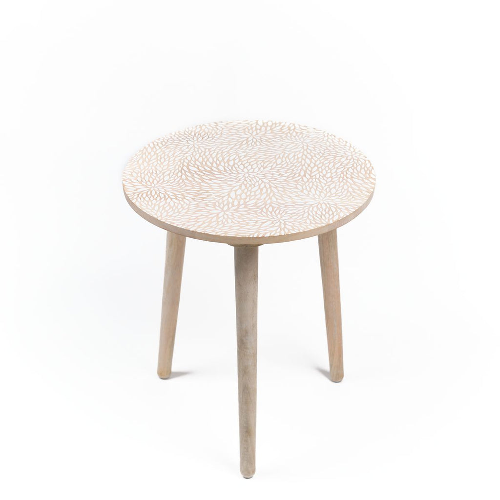 Mango Wood - Bout De Canape - Beige