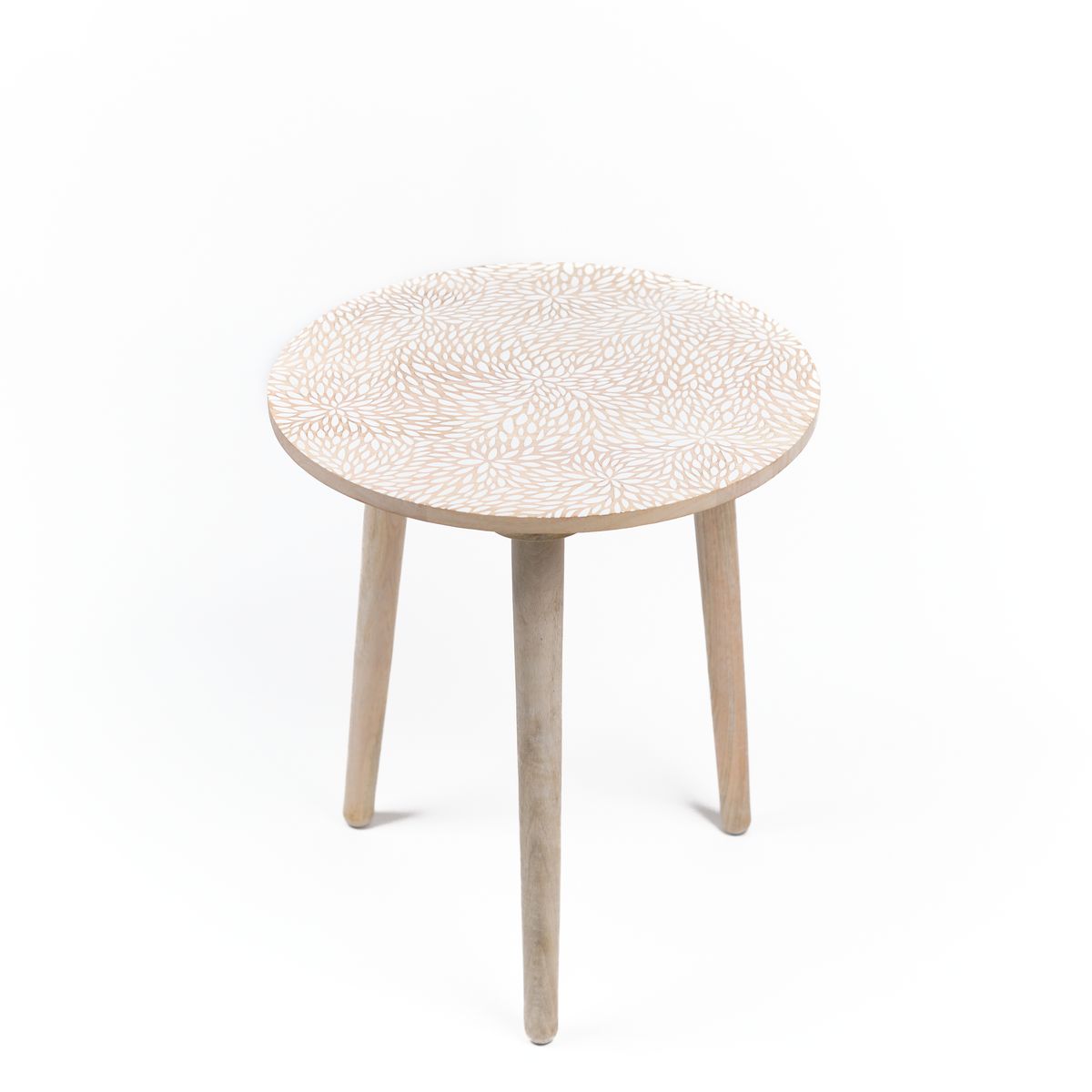 Mango Wood - Bout De Canape - Beige
