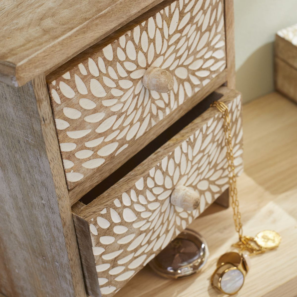 Mango Wood - Rangement - Beige