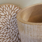 Mango Wood - Lot De 2 Boites - Beige