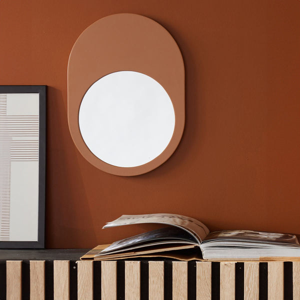 Moka - Miroir Ovale - Bronze