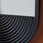 Moka - Miroir Ovale - Fusain