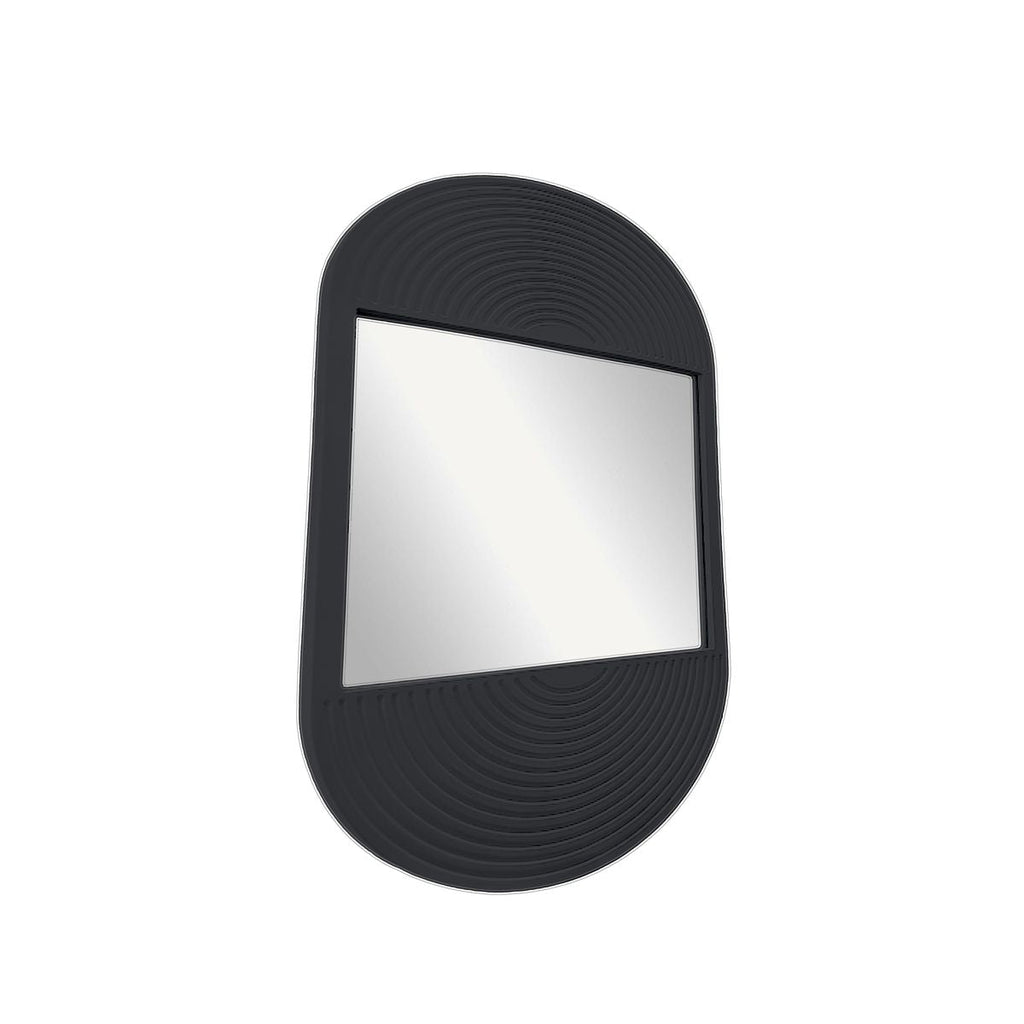 Moka - Miroir Ovale - Fusain