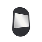 Moka - Miroir Ovale - Fusain