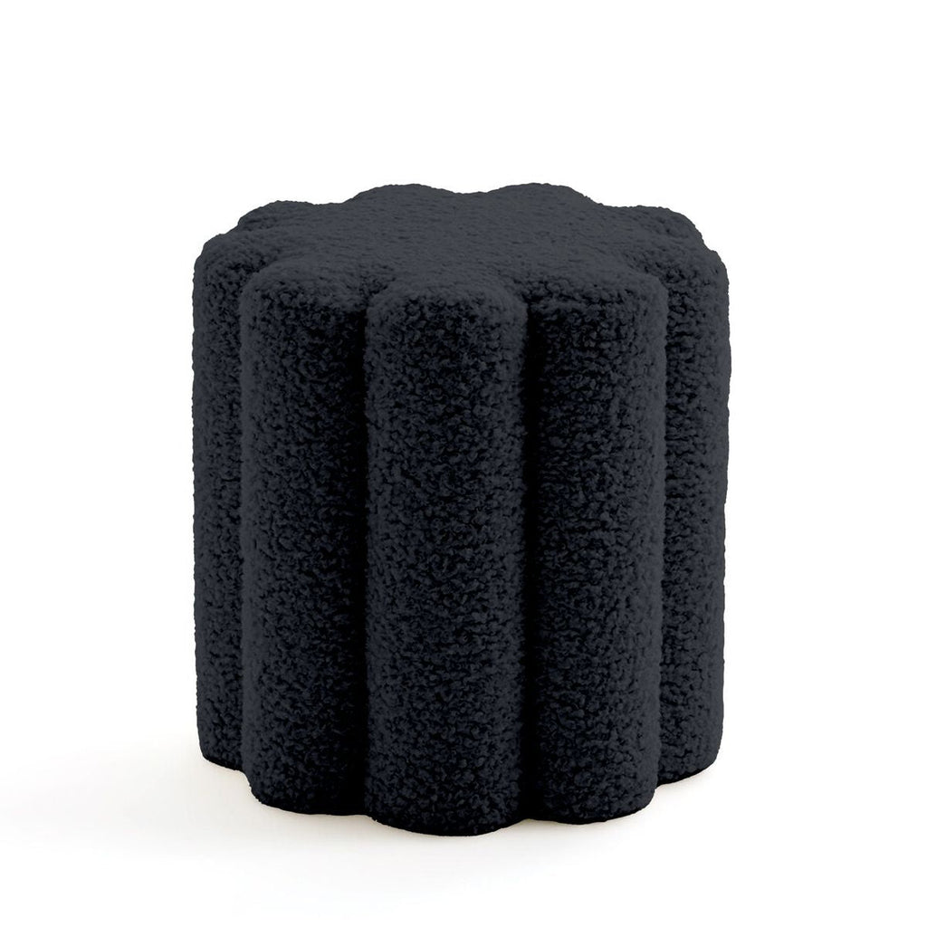 Moka - Pouf Teddy - Fusain