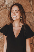 Robe Juliette Noir Coton