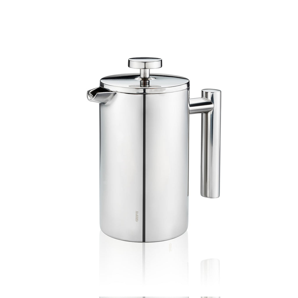 Gustavo - Cafetière À Piston - 600ml - Argent