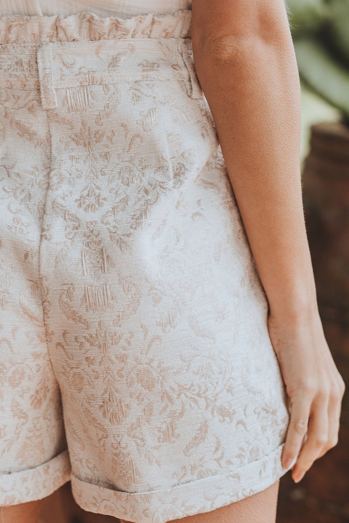 Short Gaston Amorine Blanc